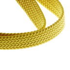 Lanière de téléphone tressée Jaune
