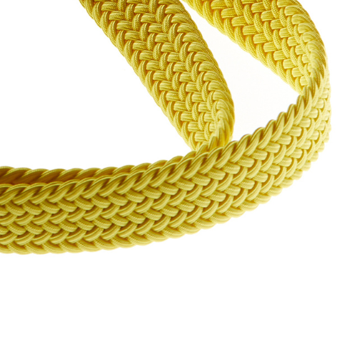 Lanière de téléphone tressée Jaune