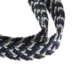 Lanière de téléphone tressée Bleu clair et Bleu foncé
