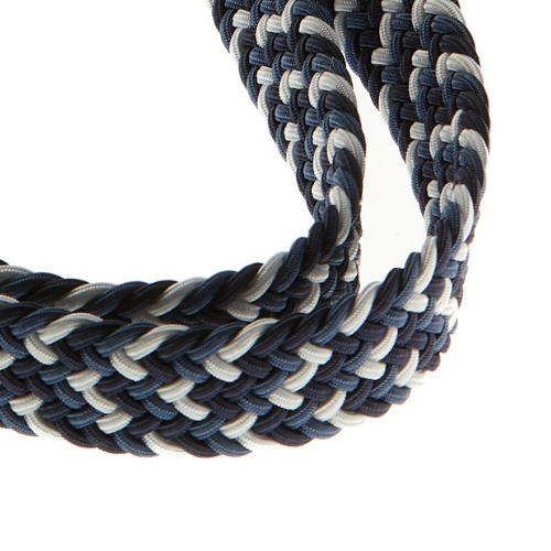 Lanière de téléphone tressée Bleu clair et Bleu foncé
