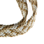 Lanière de téléphone tressée Beige Blanc Kaki
