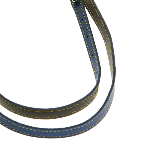 Lanière de téléphone cuir Curi Gris Denim