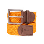 Ceinture tressée orange H/F