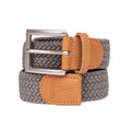 Ceinture tressée gris foncé H/F