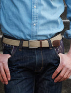 copy of Beige braided belt