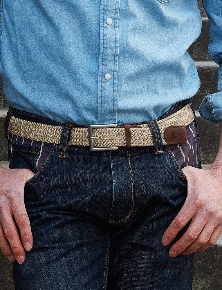 copy of Beige braided belt