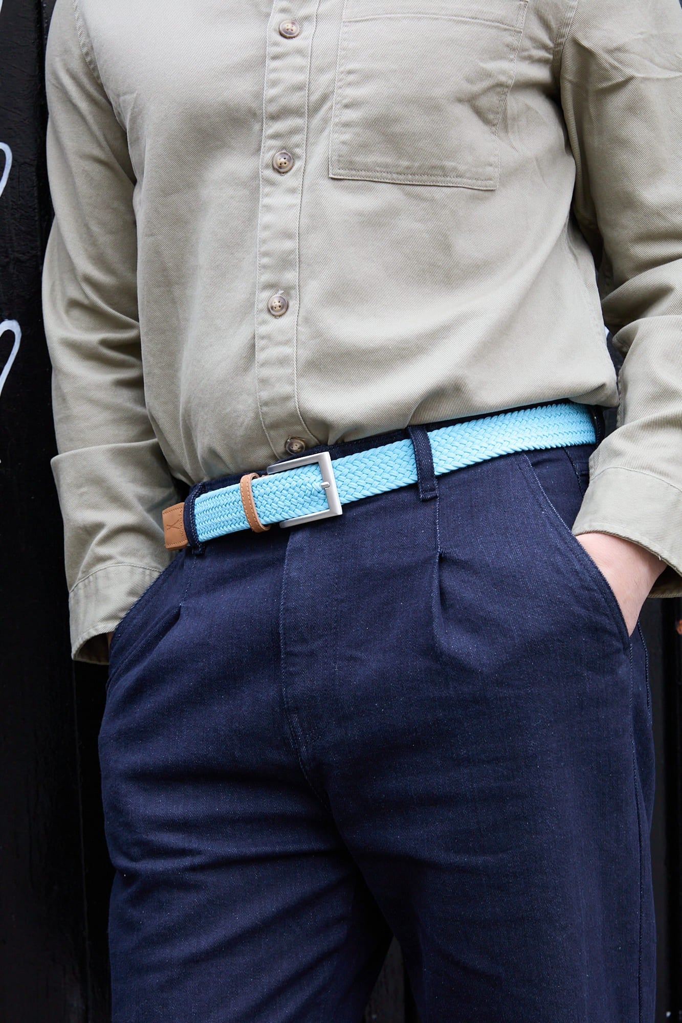 Ceinture tressée Ciel H/F