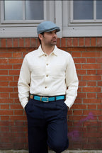 Ceinture tressée Turquoise H/F