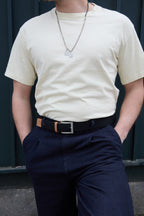 Ceinture tressée noire