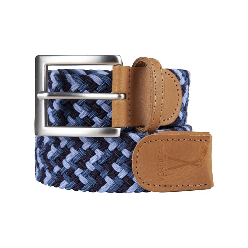 Ceinture tressée bleu bleu bleu