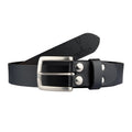 Ceinture large cuir véritable noir
