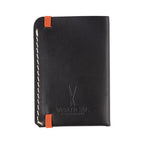 Portefeuille en cuir noir