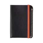 Portefeuille en cuir noir