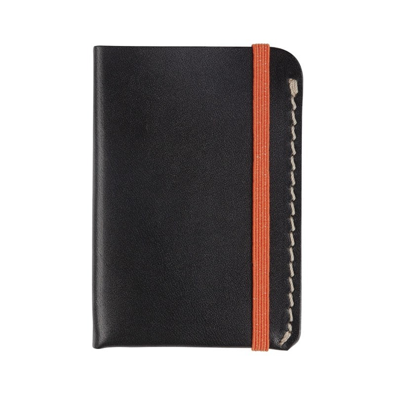 Portefeuille en cuir noir