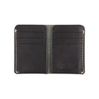 Portefeuille en cuir noir
