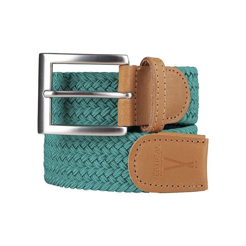 Ceinture tressée vert