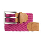 Ceinture tressée rose