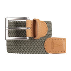 Ceinture tressée kaki