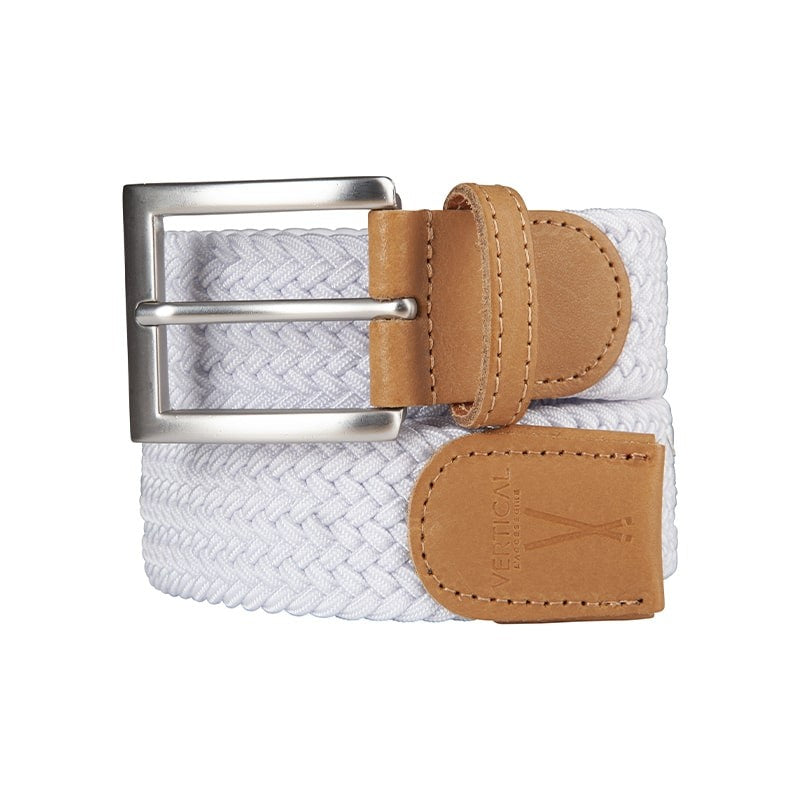 Ceinture tressée blanc