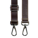 Lanière premium de téléphone bordeaux marron