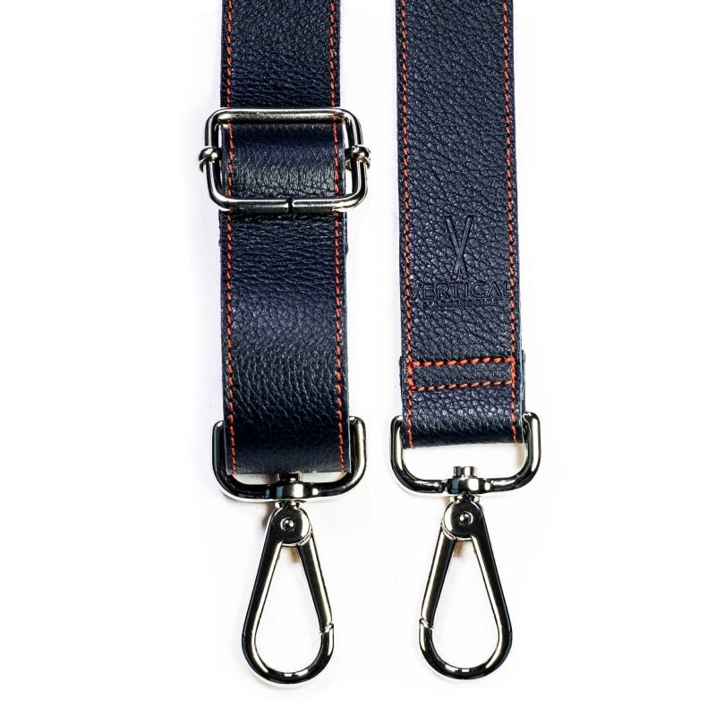 Lanière premium de téléphone noir skyline marine