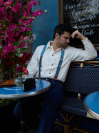 Bretelles larges bleu Les Pontisaliennes