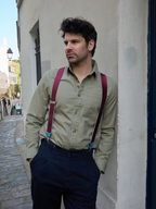 Bretelles larges rouge bordeaux Les Salisiennes