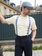 Bretelles larges bleu Les Piscénoises