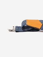 Bretelles larges bleu et orange Les Mulhousiennes