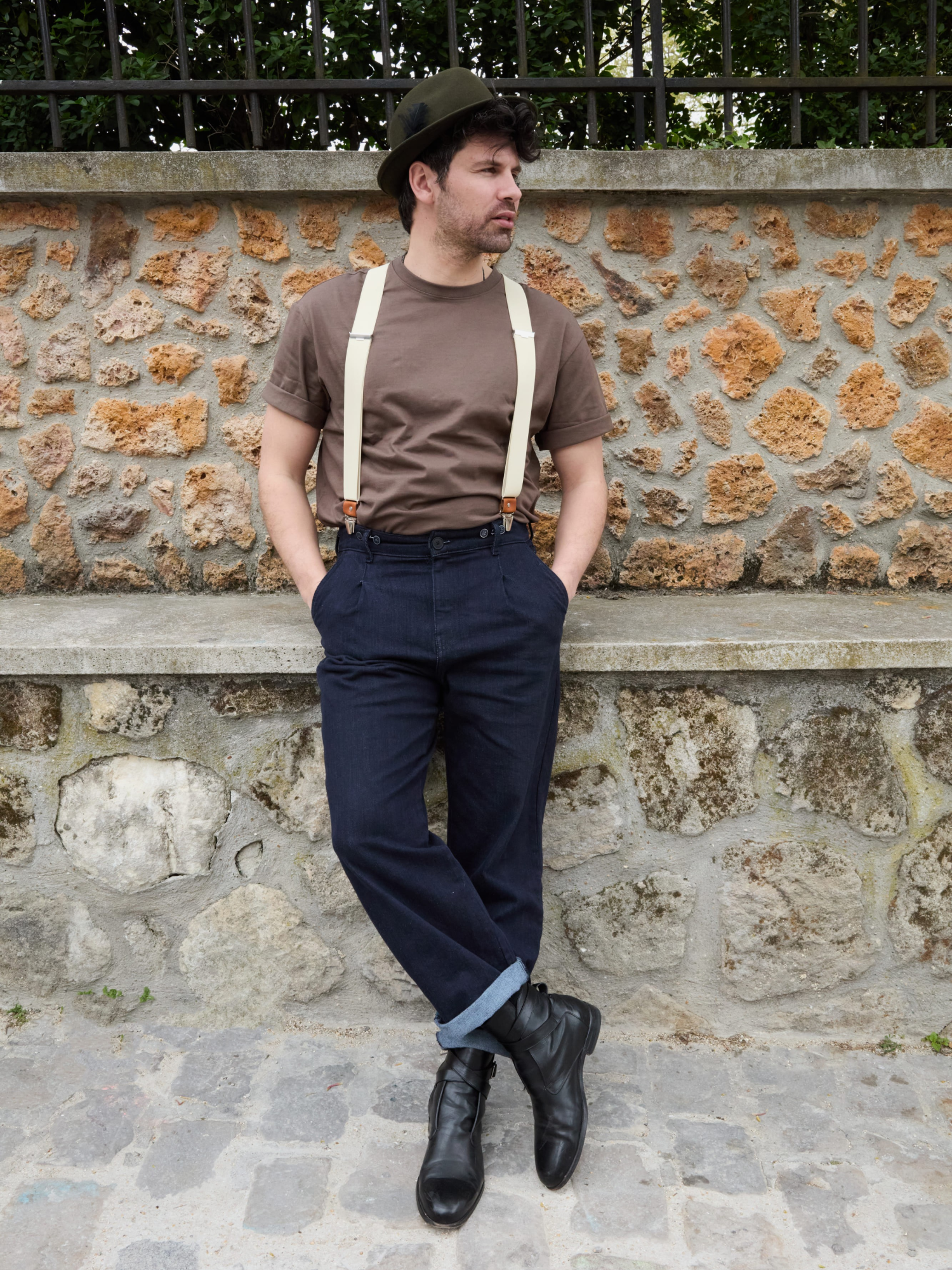 Bretelles larges beige Les Aixoises