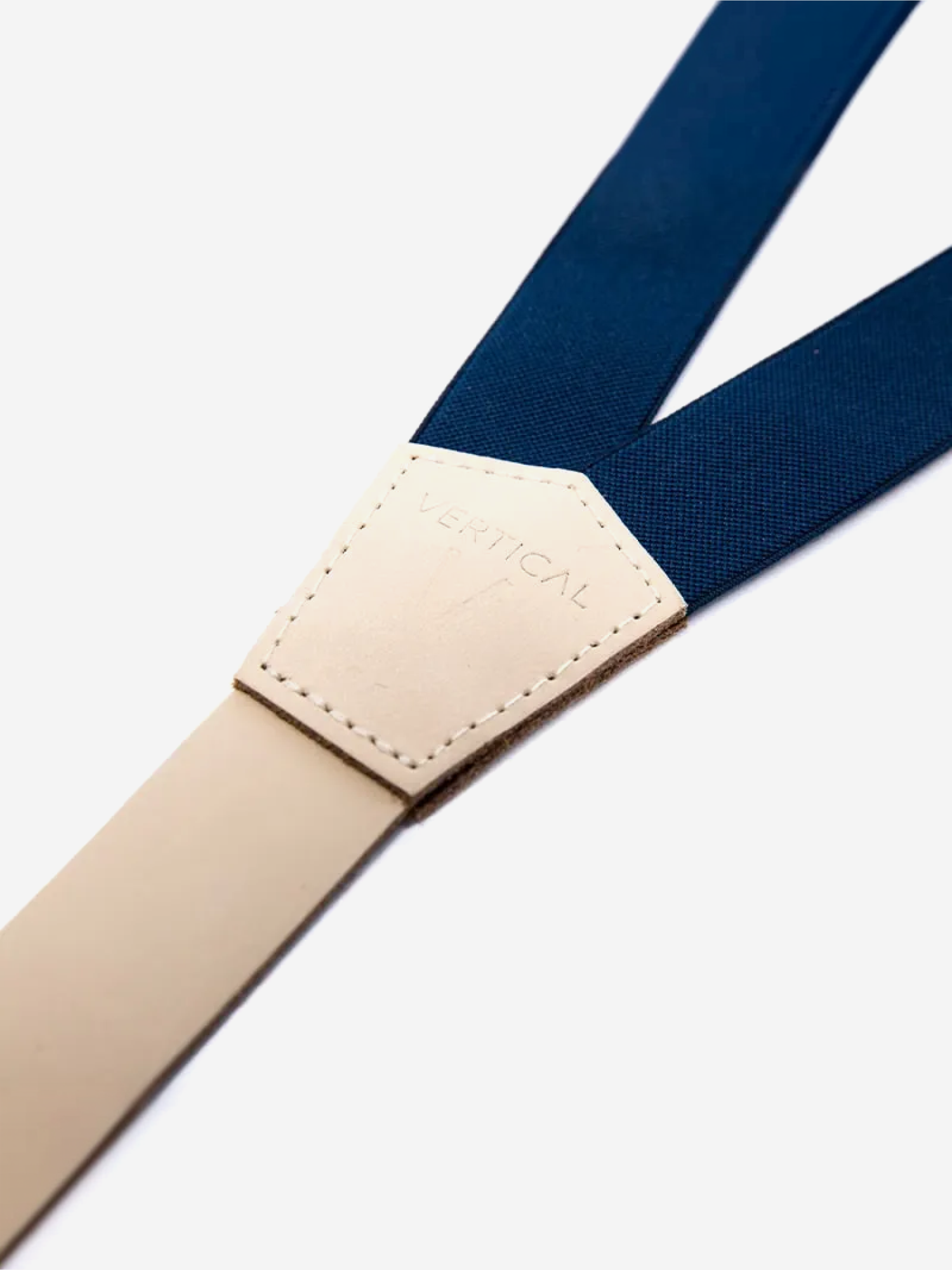 Bretelles mi-larges bleu et beige Les Millavoises