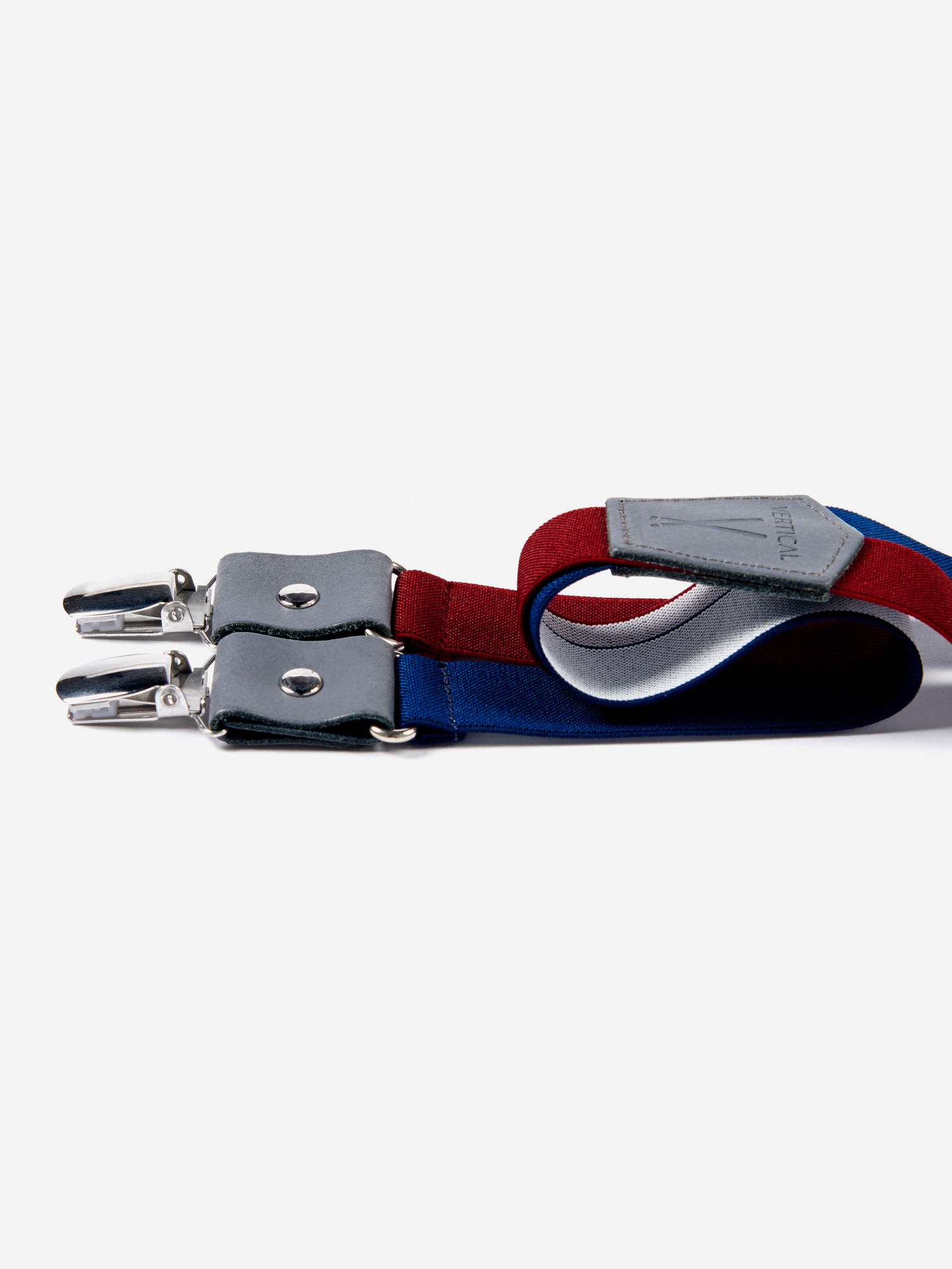 Bretelles mi-larges rouge et bleu Les Parisiennes