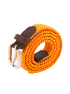 Ceinture tressée fine orange