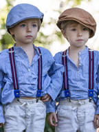 Bretelles enfant bleu blanc rouge Les petites Françaises