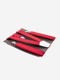 Bretelles mi-larges rouge et blanc Les Lavalloises