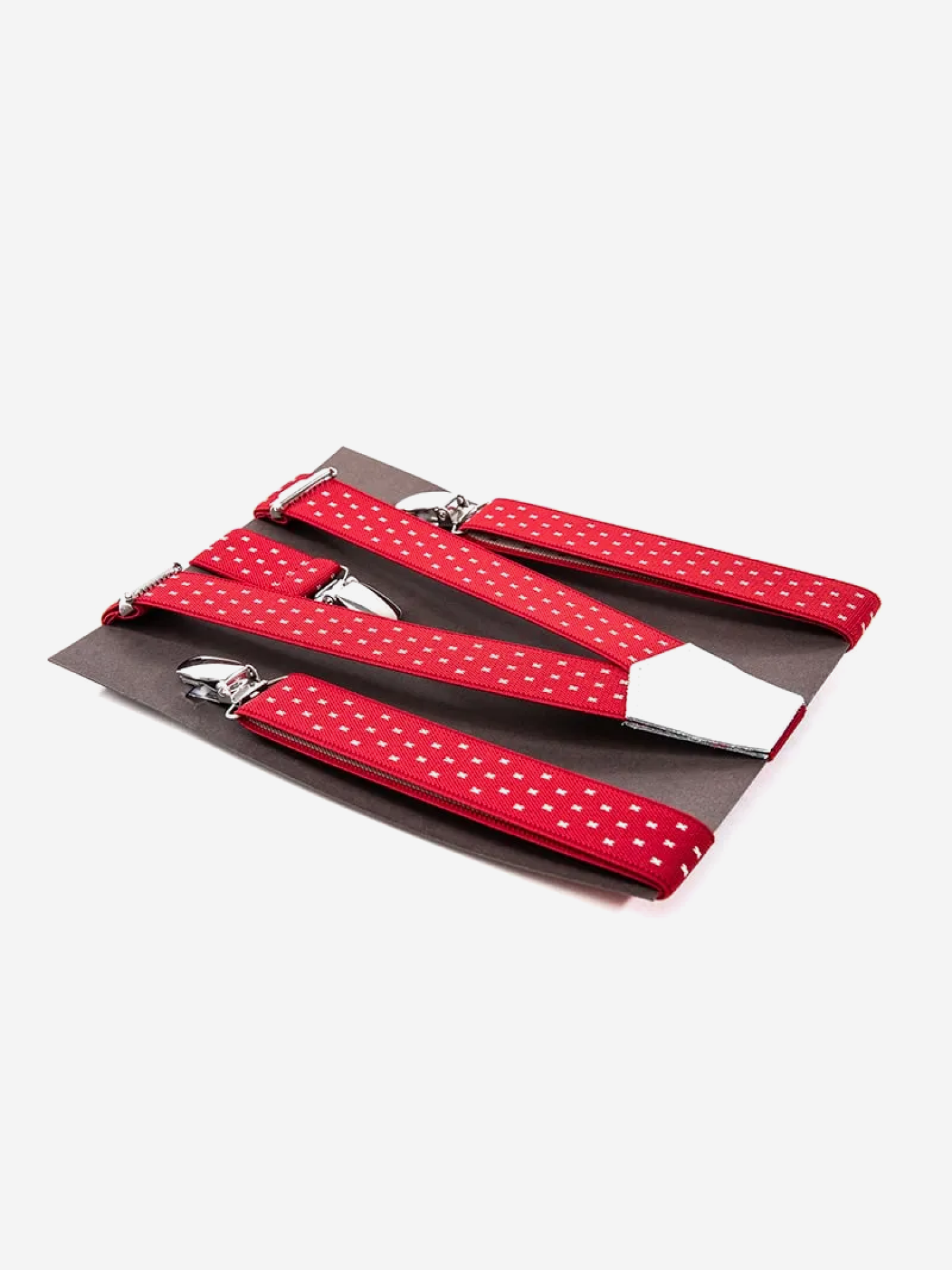 Bretelles mi-larges rouge et blanc Les Lavalloises
