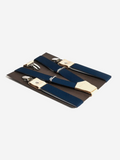 Bretelles mi-larges bleu et beige Les Millavoises