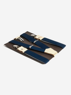 Bretelles mi-larges bleu et beige Les Millavoises