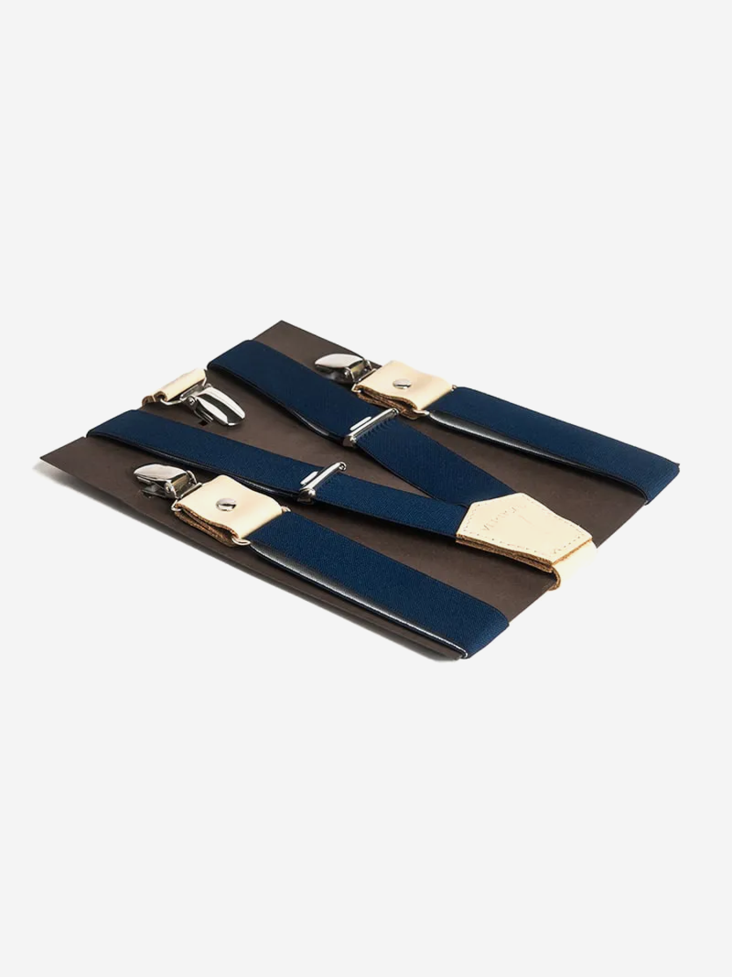 Bretelles mi-larges bleu et beige Les Millavoises