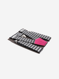 Bretelles larges noir et rose Les Moulinoises