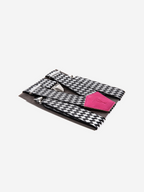 Bretelles larges noir et rose Les Moulinoises
