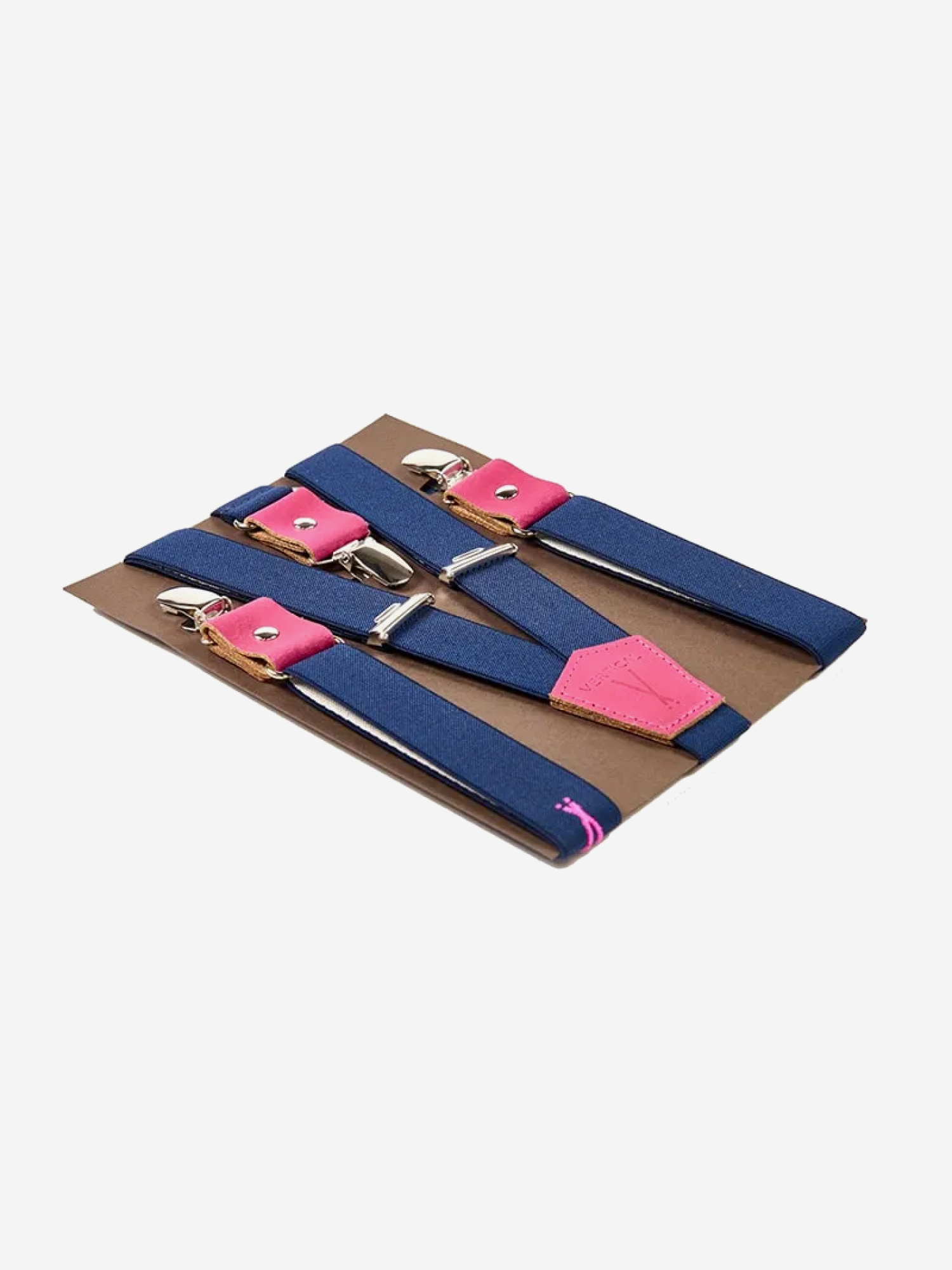 Bretelles mi-larges bleu et rose Les Toulousaines
