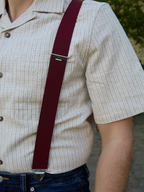 Bretelles mi-larges rouge bordeaux Les Bordelaises