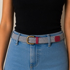 ceinture tressée femme Vertical